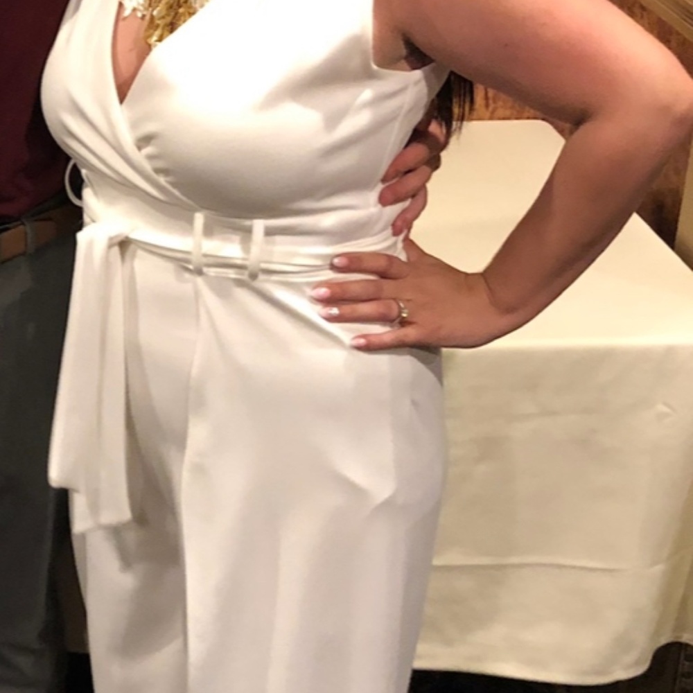 Shelby & Palmer White Jumpsuit